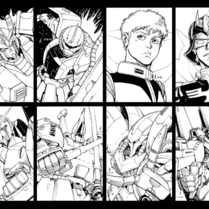 Anime Sketch Card Art